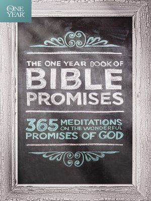 cover image of The One Year Book of Bible Promises